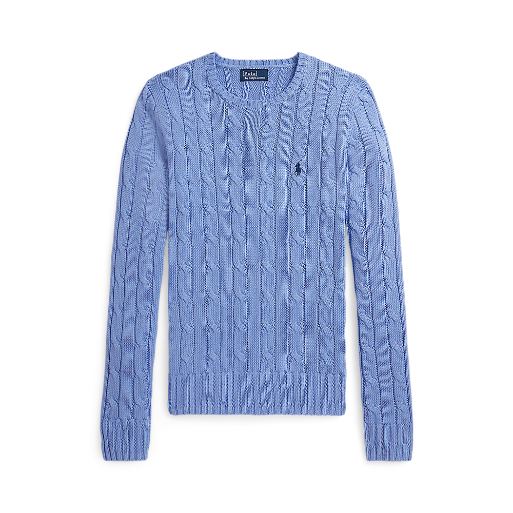 PRL Cable-Knit Cotton Crewneck Sweater/Pulover 211971869009