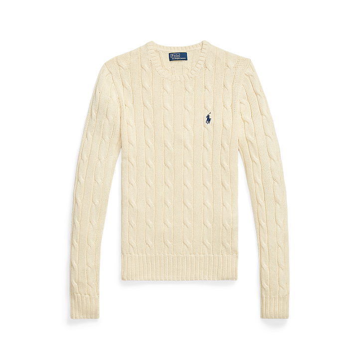 PRL Cable-Knit Cotton Crewneck Sweater/Pulover 211971869015
