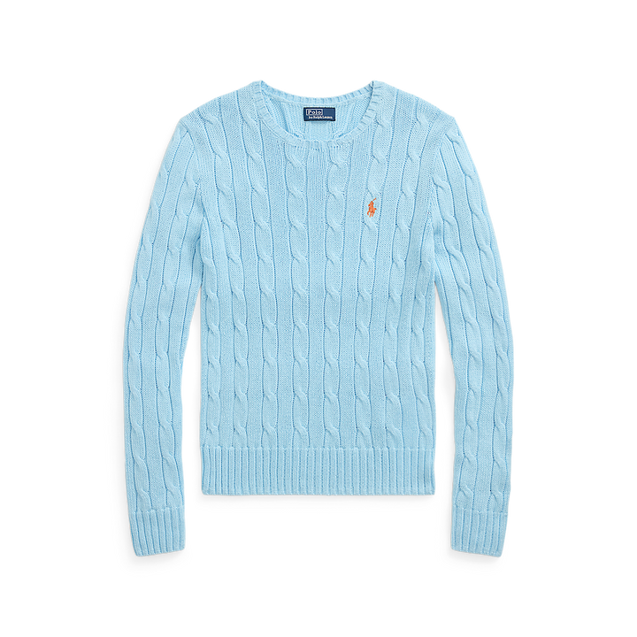 PRL Cable-Knit Cotton Crewneck Jumper/Pulover 211971869018