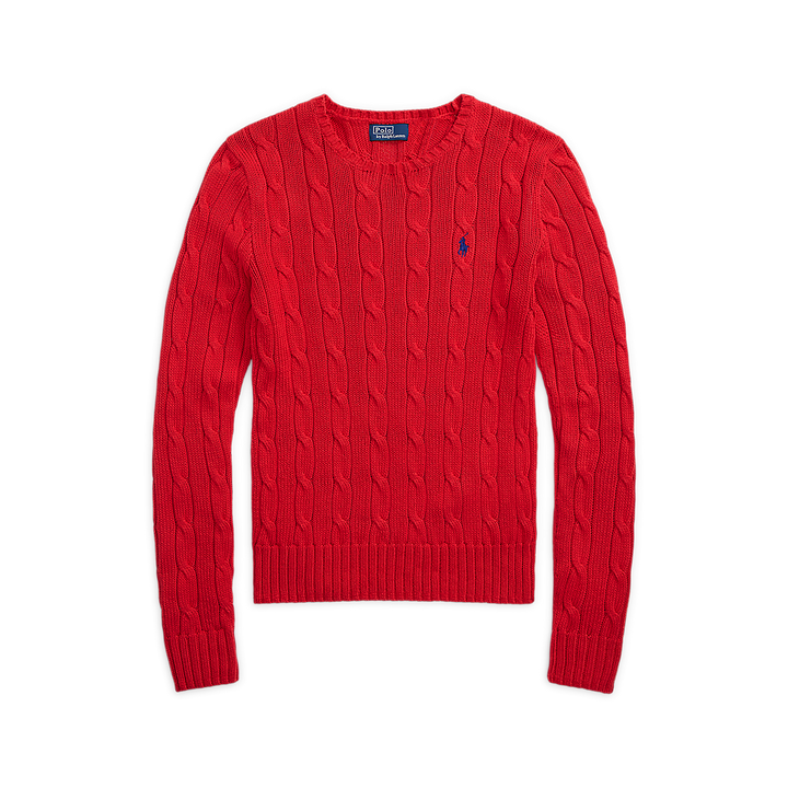 PRL Cable-Knit Cotton Crewneck Jumper/Pulover 211971869019