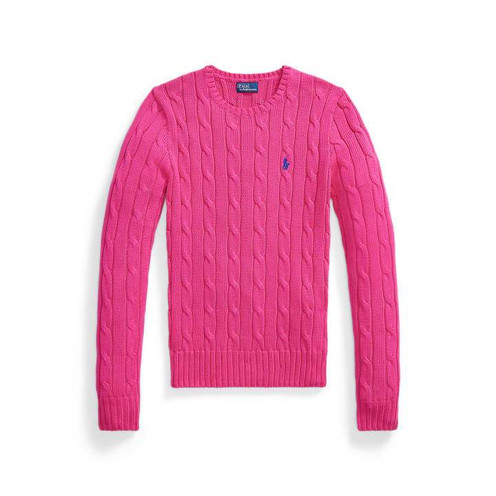 PRL Cable-Knit Cotton Crewneck Jumper/Pulover 211971869508