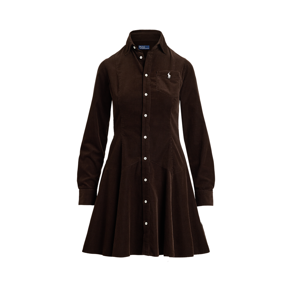 PRL Cotton Corduroy A-Line Shirtdress/Haljina 211972069002