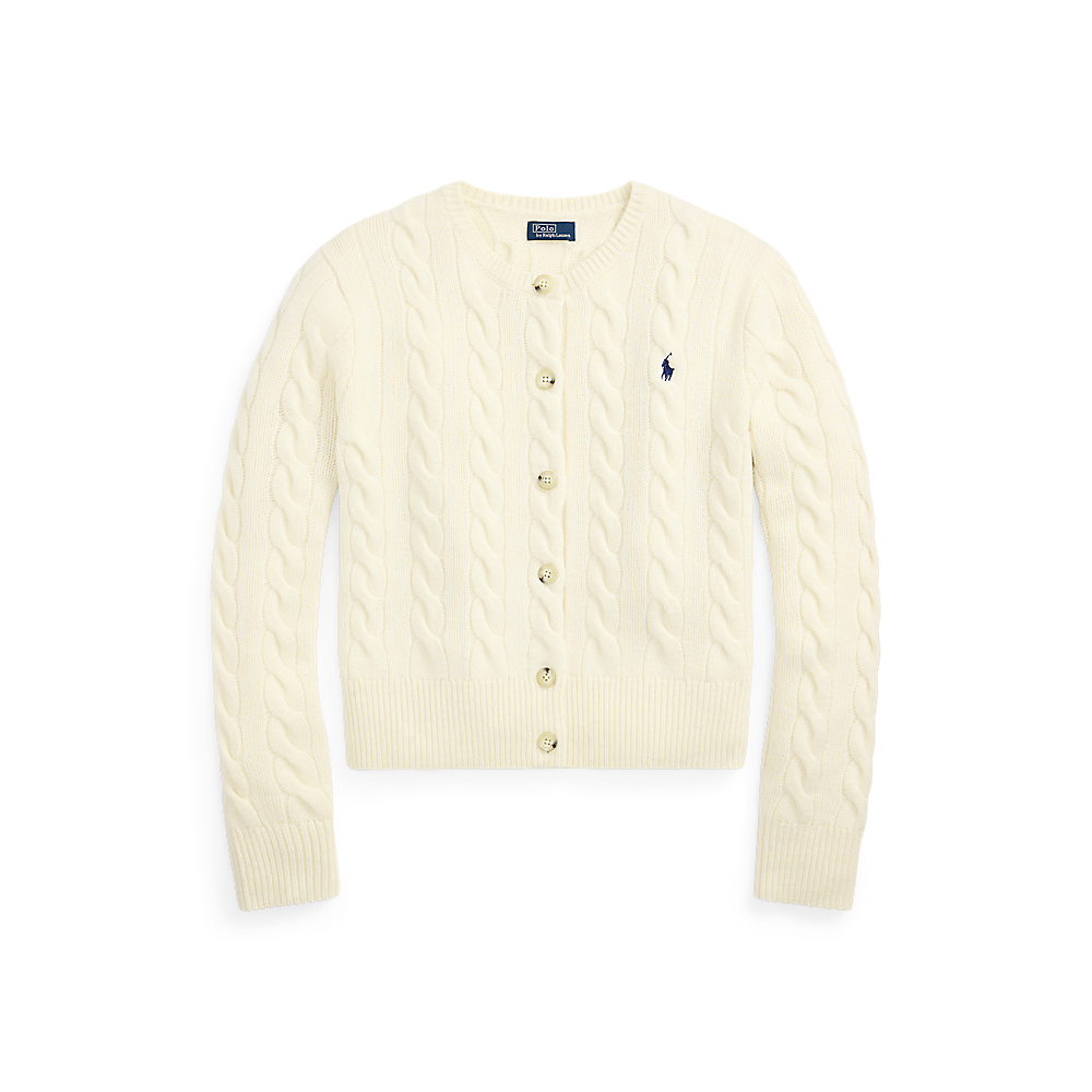 PRL Cable-Knit Wool-Cashmere Cardigan/Pulover 211972104002