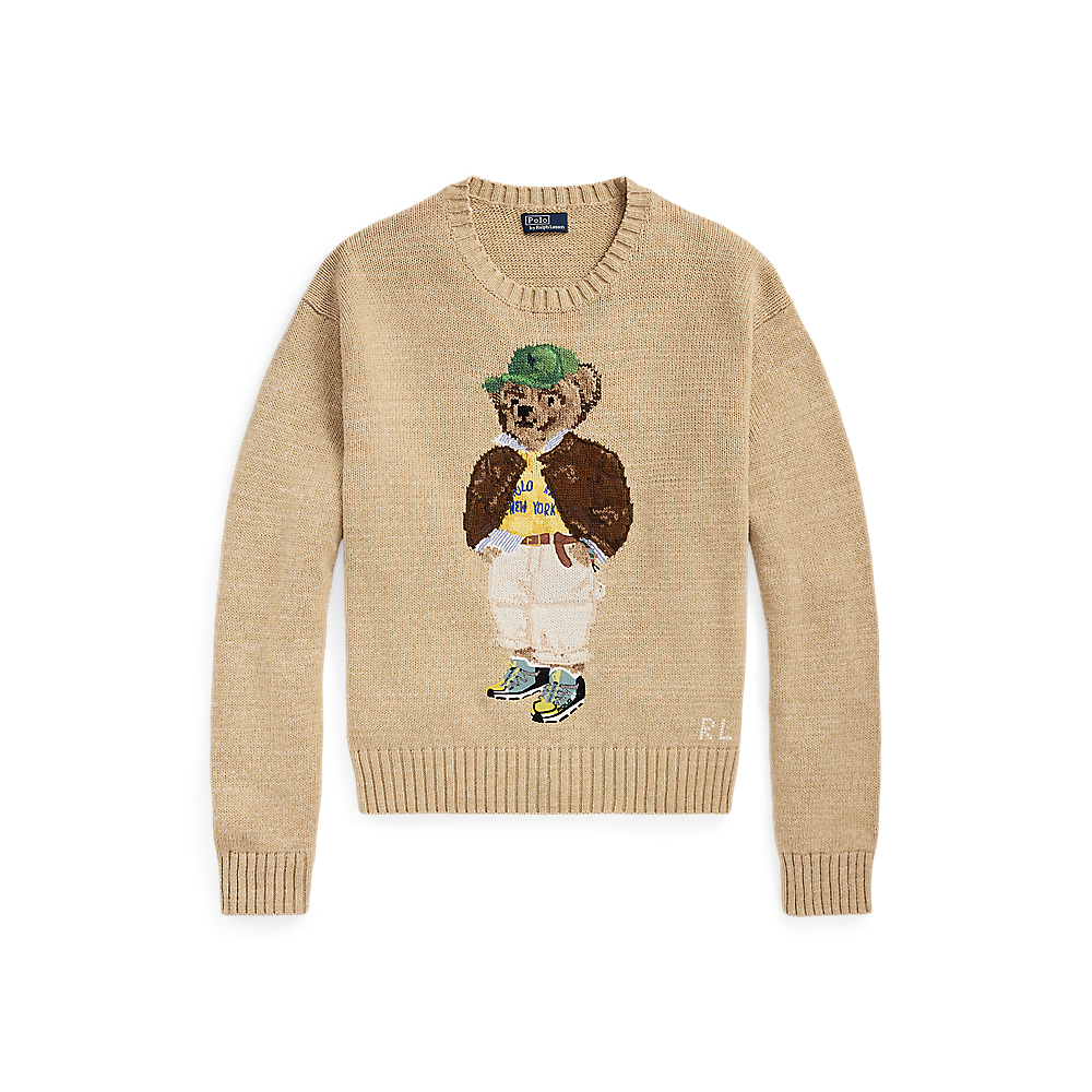 PRL Polo Bear Cotton Crewneck Jumper/Pulover 211972121001