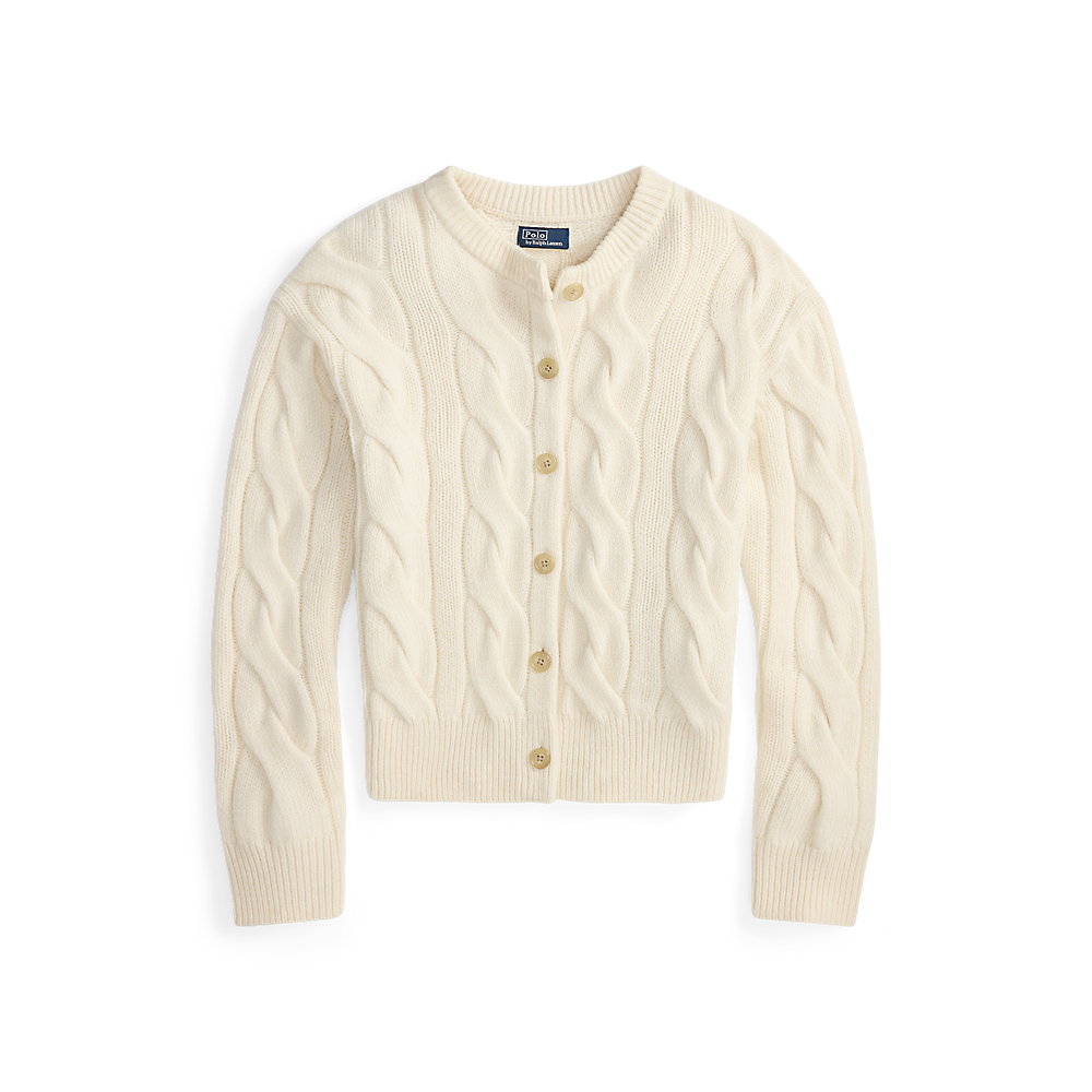 PRL Cable-Knit Wool-Cashmere Cardigan / Pulover 211972128003