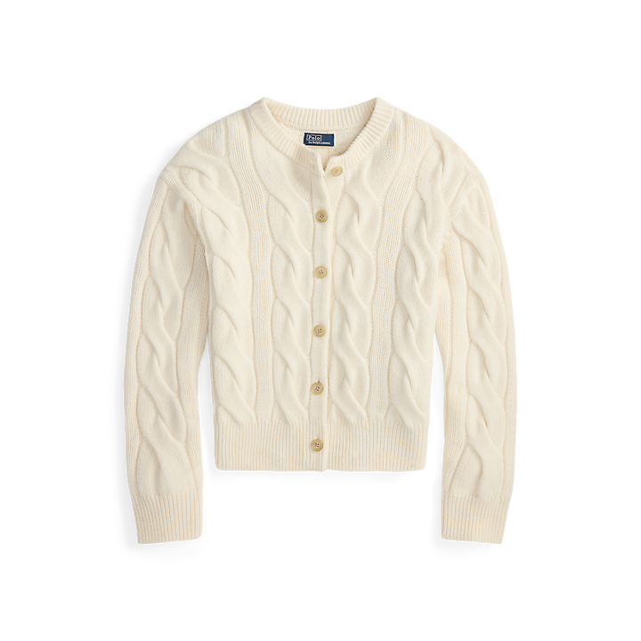 PRL Cable-Knit Wool-Cashmere Cardigan / Pulover 211972128003