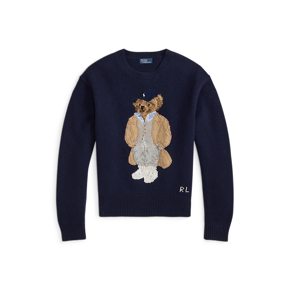 PRL Polo Bear Wool-Cashmere-Blend Jumper/Pulover 211972139001