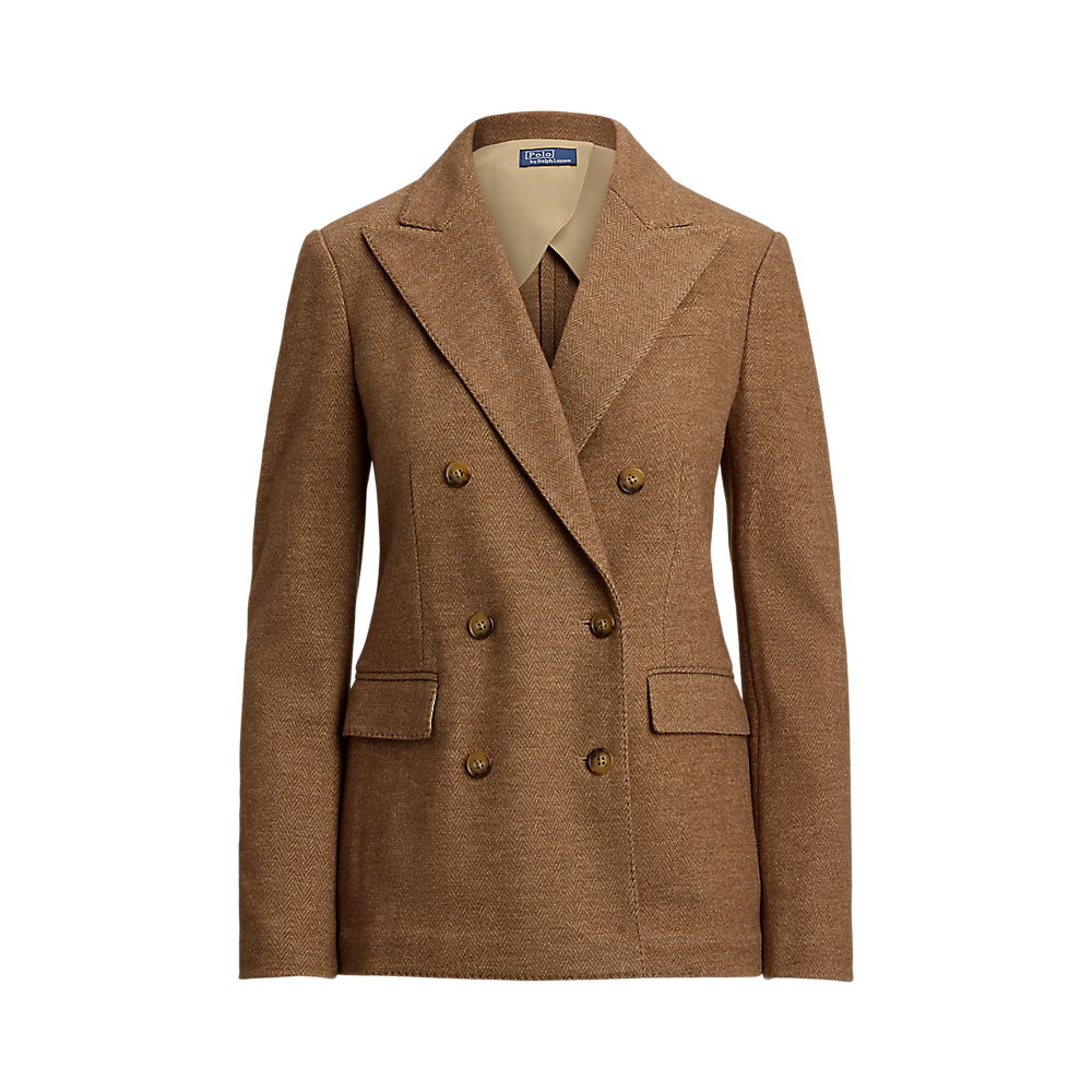 PRL Double-Breasted Herringbone Blazer/Sako 211973828001