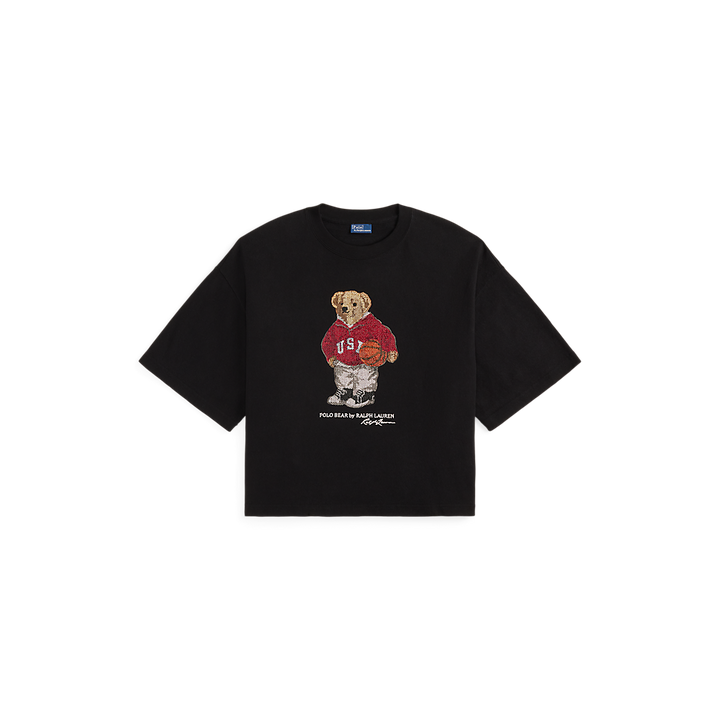 PRL Rhinestone Polo Bear Cotton Jersey Tee/Majica 211978140001