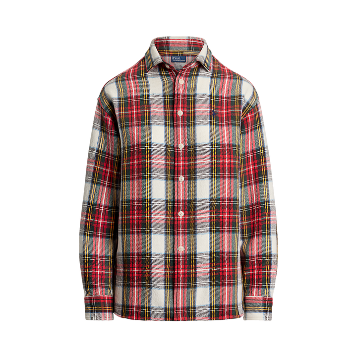 PRL Relaxed Fit Plaid Cotton Twill Shirt/Košulja 211978158001