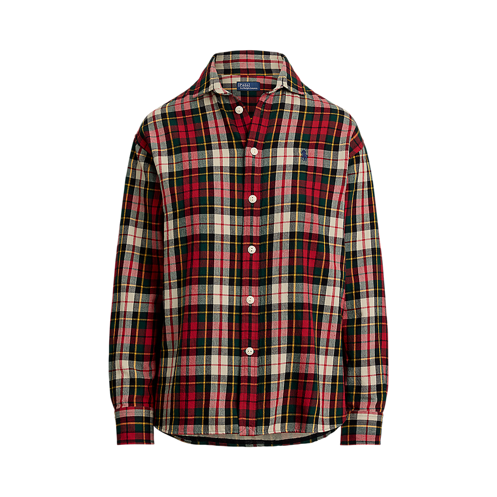 PRL  Relaxed Fit Plaid Cotton Twill Shirt/ Košulja211978159003