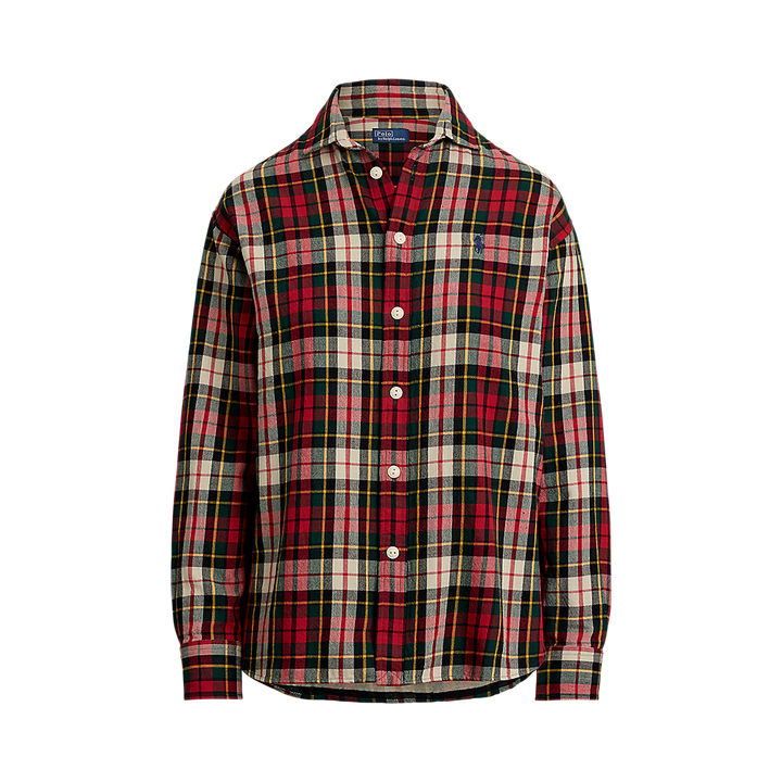 PRL  Relaxed Fit Plaid Cotton Twill Shirt/ Košulja211978159003