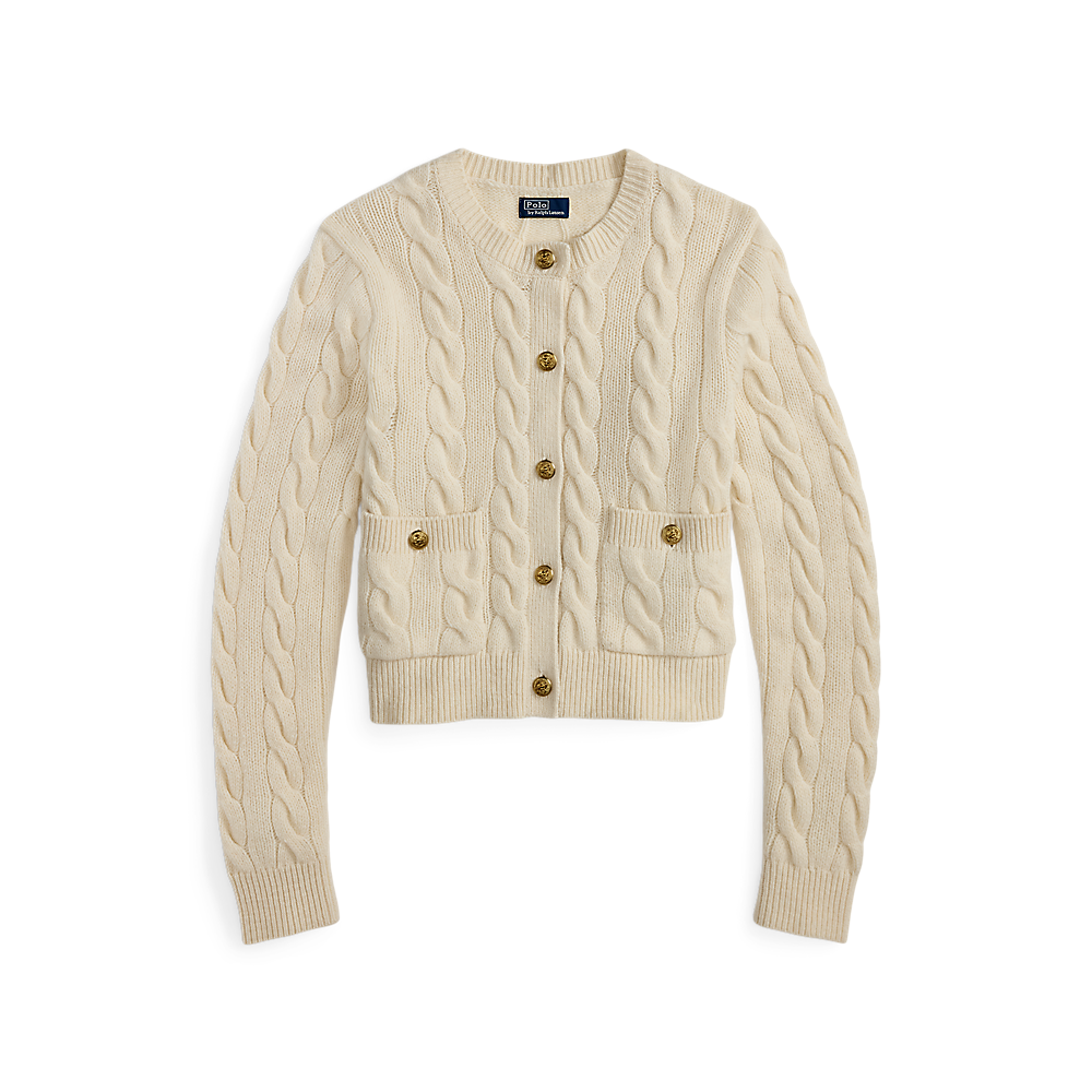 PRL Cable Wool-Cashmere Cardigan/Pulover 211978312500