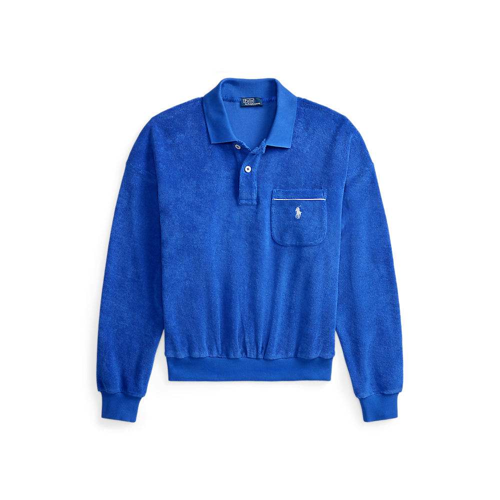 PRL Terry Long-Sleeve Polo Shirt/Polo majica 211A12737001