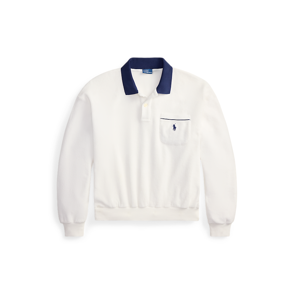 PRL Terry Long-Sleeve Polo Shirt/Polo majica 211A12737002