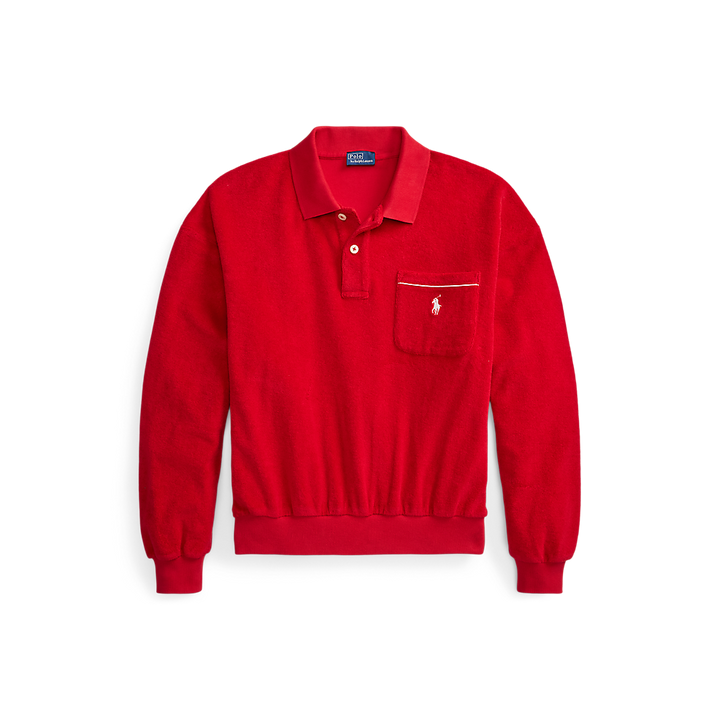 PRL Terry Long-Sleeve Polo Shirt/Polo majica 211A12737003