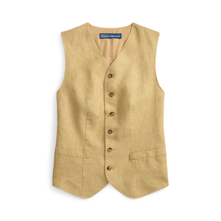 PRL Buttoned Linen Vest/Prsluk 211A12779001