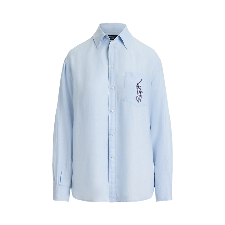 PRL Oversize Fit Big Pony Linen Shirt /Košulja 211A12786002