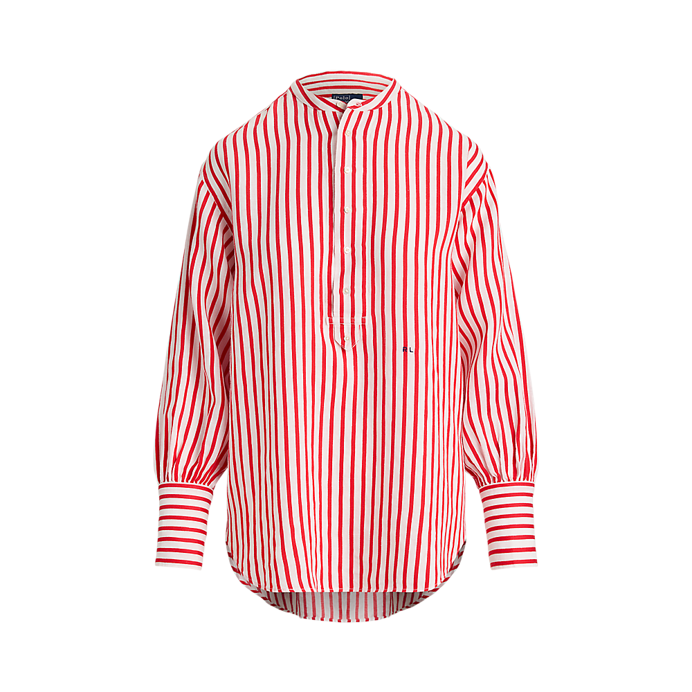 PRL Striped Linen-Cotton Shirt/Košulja 211A12790001
