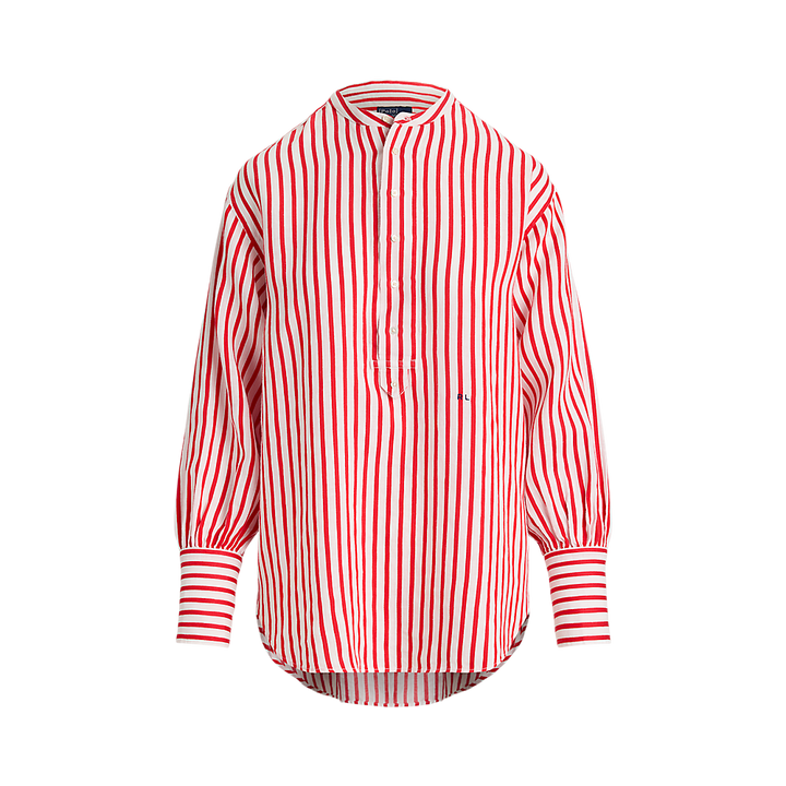 PRL Striped Linen-Cotton Shirt/Košulja 211A12790001
