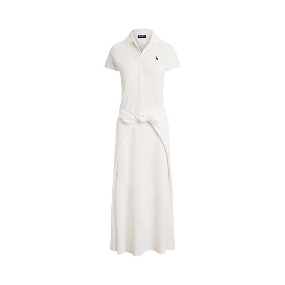 PRL Tie-Front Mesh Polo Dress/Haljina 211A12906001
