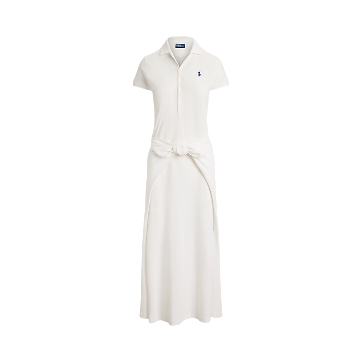 PRL Tie-Front Mesh Polo Dress/Haljina 211A12906001