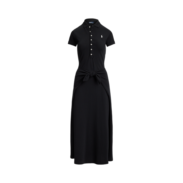 PRL Tie-Front Mesh Polo Dress/Haljina 211A12906002