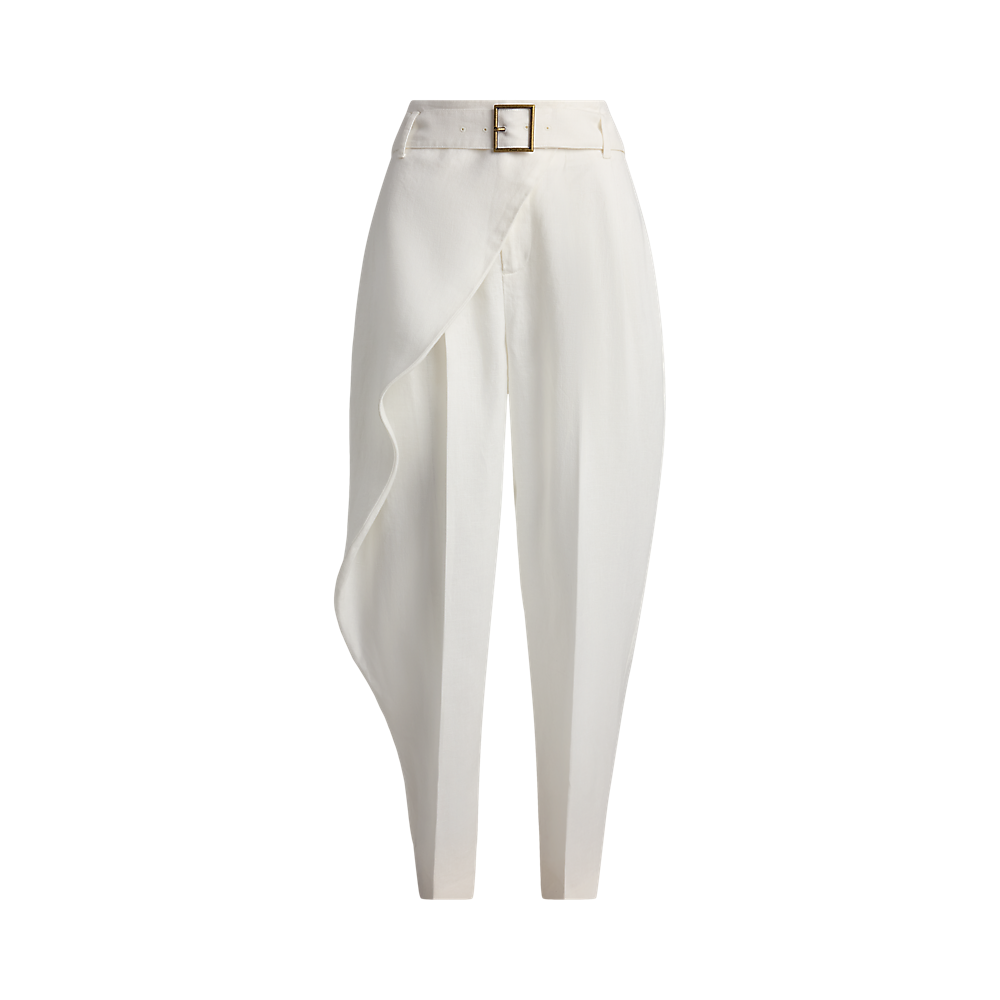 PRL Linen Tapered Wrap Pant/Hlače 211A12961001