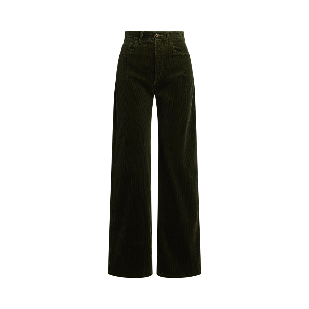 PRL Cotton Corduroy Wide-Leg Pant /Hlače 211A87463001