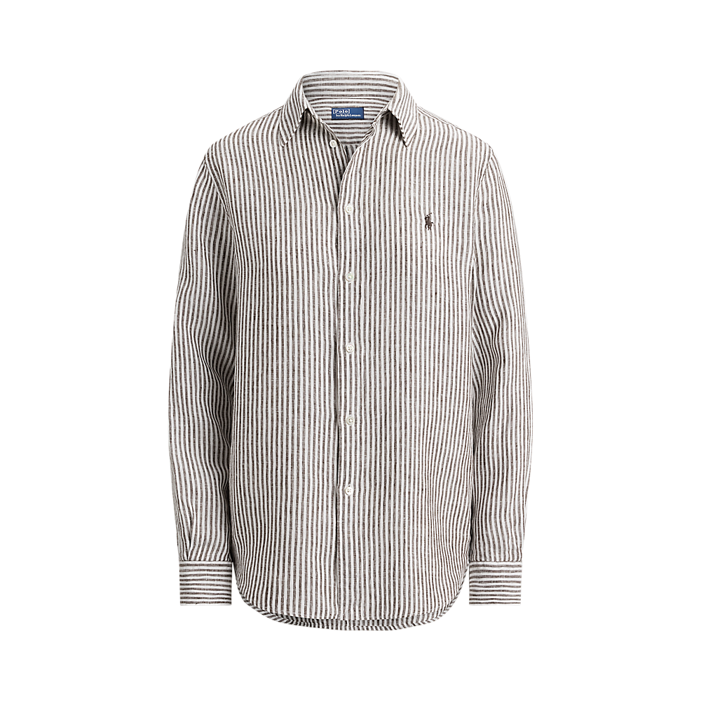 PRL Classic Fit Striped Linen Shirt/Košulja 211A96158007