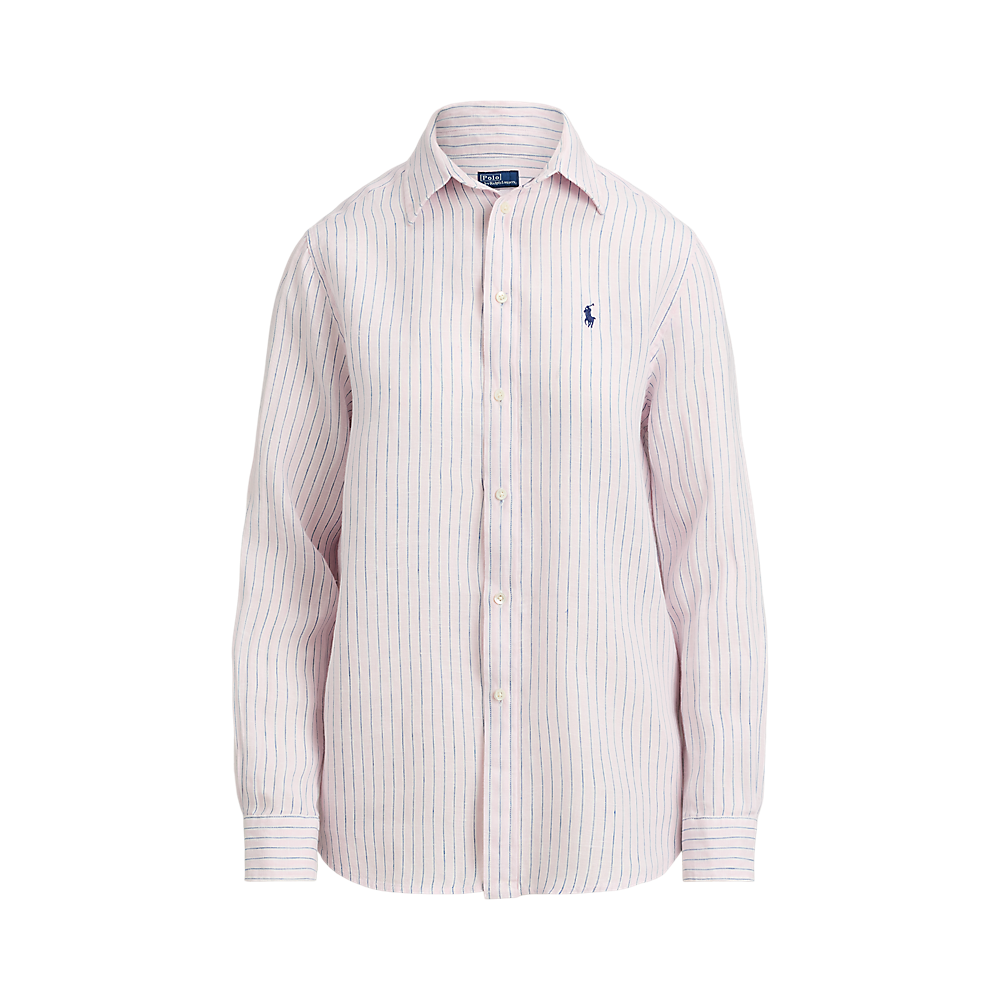 PRL Classic Fit Striped Linen Shirt/Košulja 211A96158011