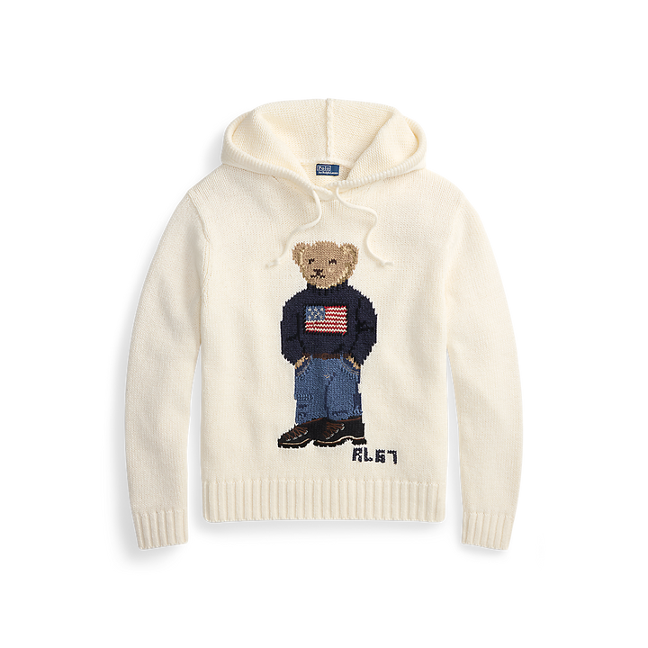 PRL Polo Bear Hooded Jumper/Pulover 211A96253001