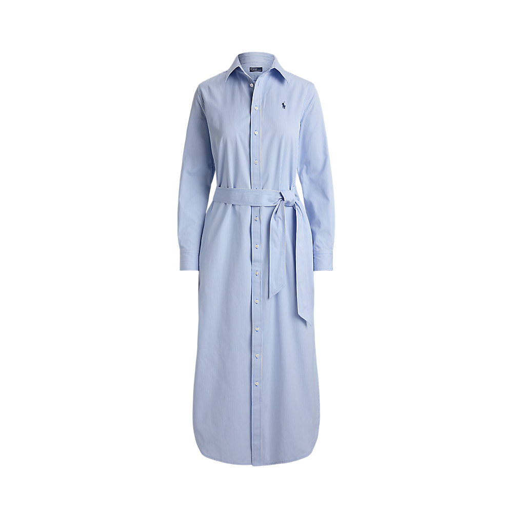 PRL Belted Striped Cotton Shirtdress/Haljina 211A96362001