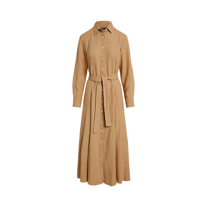 PRL Self-Tie Linen Shirtdress/Haljina 211B19141002