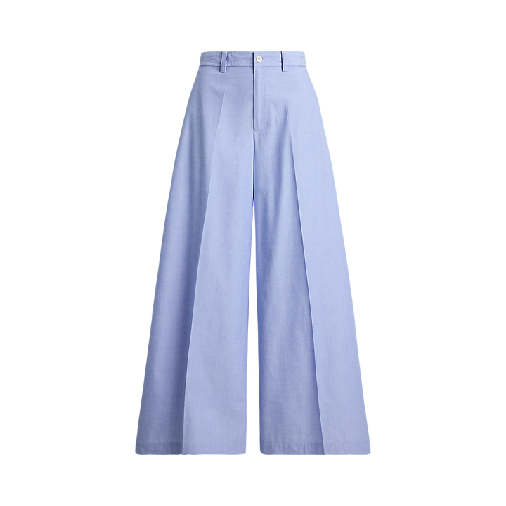 PRL Cotton Relaxed Wide-Leg Pant/Hlače 211B19879001