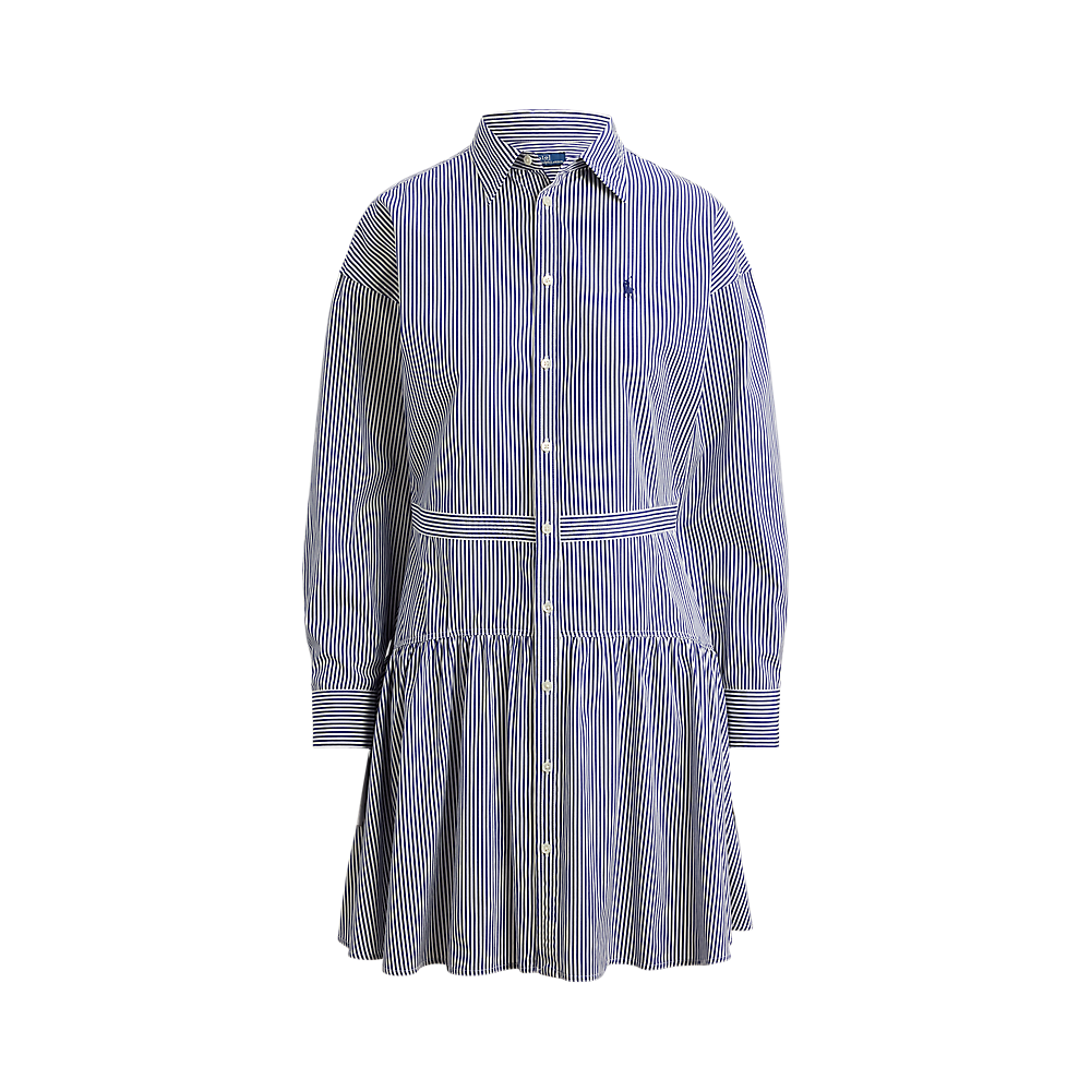 PRL Striped Cotton Poplin Paneled Shirtdress/Haljina 211B22754001