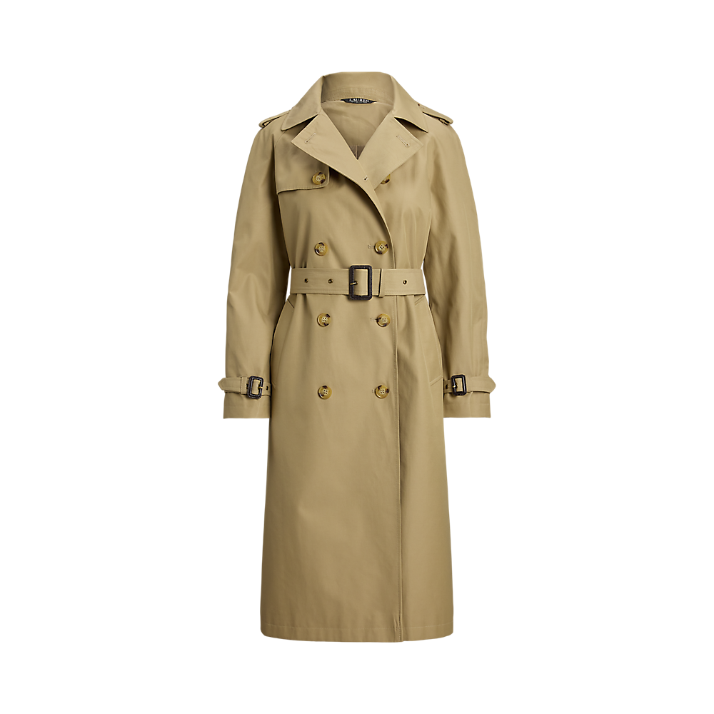 LRL Double-Breasted Belted Trench Coat/Baloner 297951259003