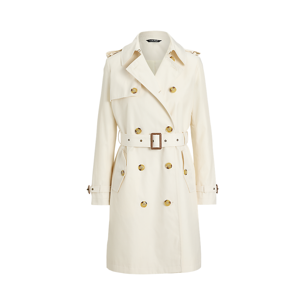 LRL Double-Breasted Cotton-Blend Trench Coat/Baloner 297967122005