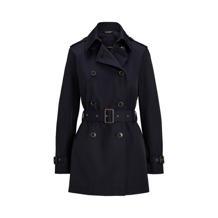 LRL Double-Breasted Cotton-Blend Trench Coat/Baloner 297967126004