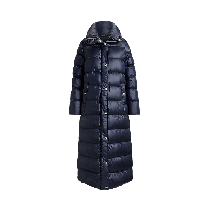 LRL Metallic Funnelneck Down Maxicoat/Jakna 297P04089003