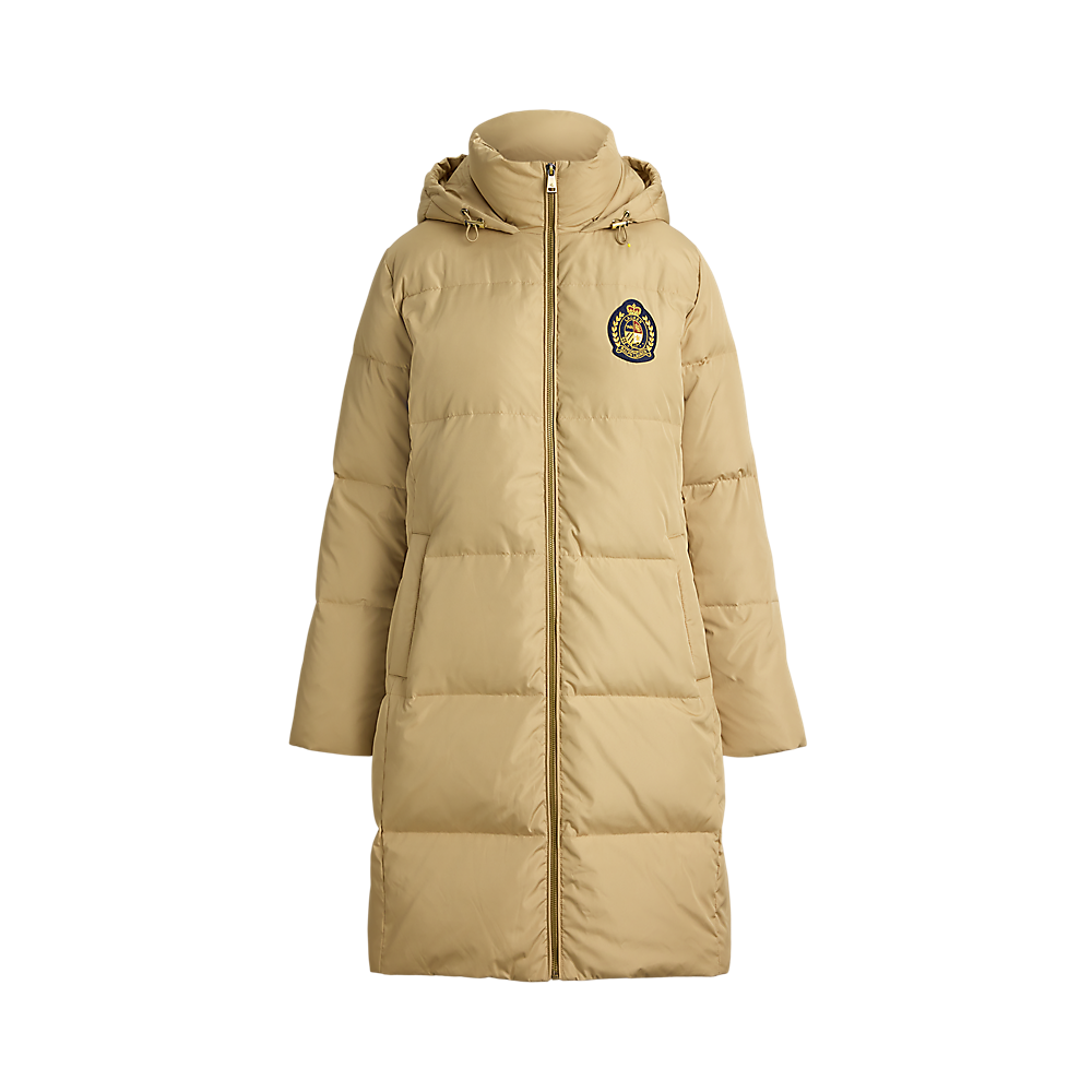 LRL Crest-Patch Hooded Quilted Down Coat/Jakna 297P04126002