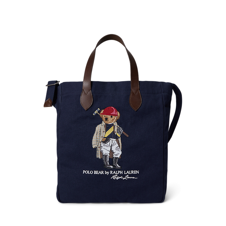 PRL Polo Bear Canvas Shopper Tote/Torba 405P08098001