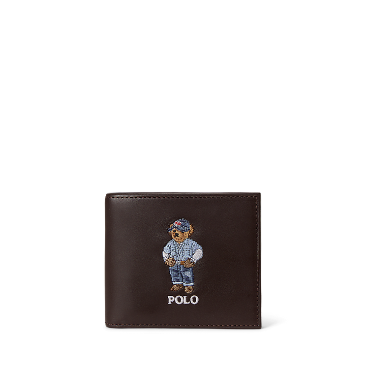 PRL Polo Bear Leather Billfold Wallet/Novčanik 405P08100002
