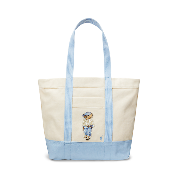 PRL Polo Bear Canvas Medium Tote/Torba 428967715001