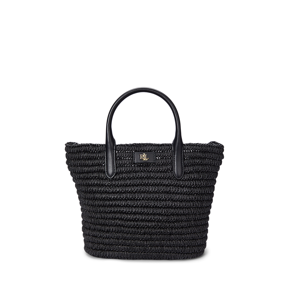 LRL Woven Straw Medium Brie Tote Bag/Torba 431962120002