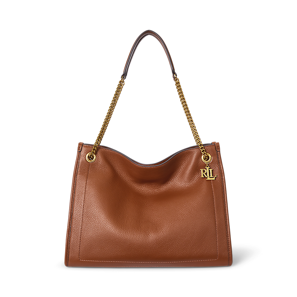 LRL Pebbled Leather Large Bradley Tote Bag/Torba 431969352001