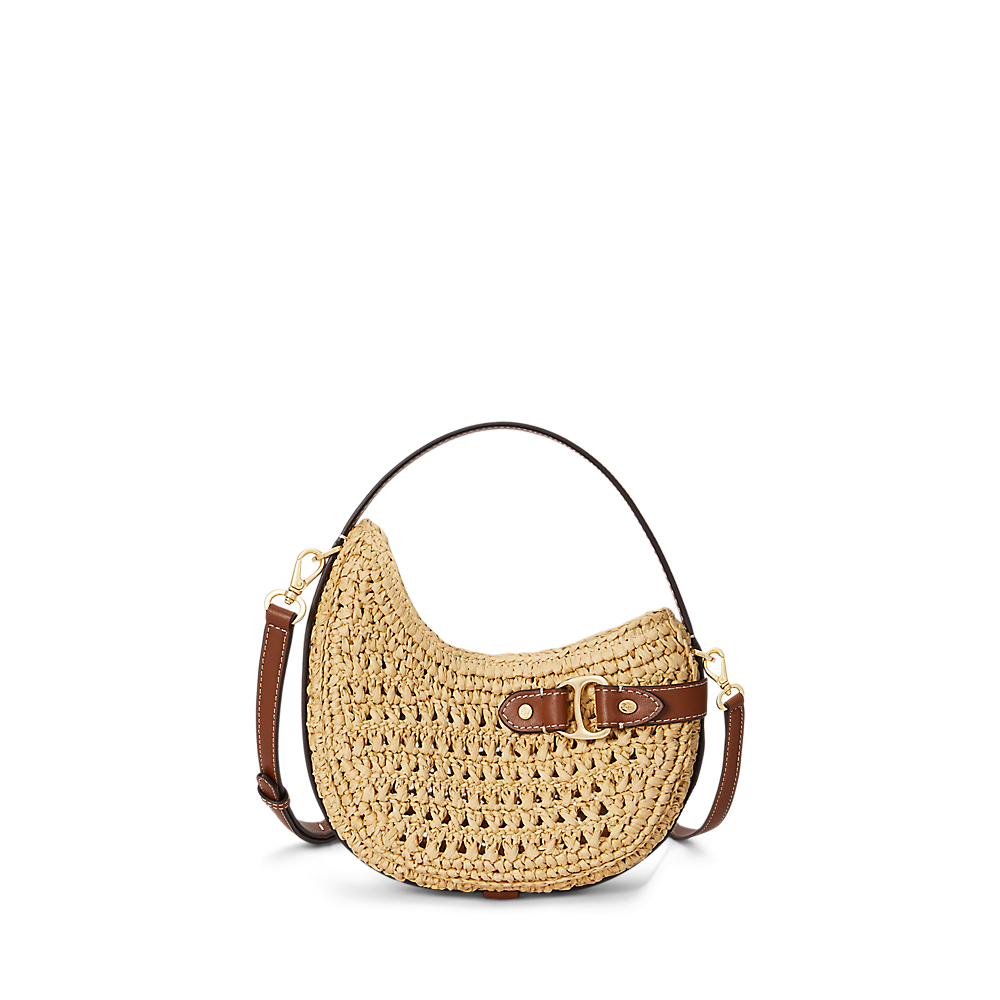 LRL Small Woven Straw Tasha Crossbody Bag/Torba 431982191001