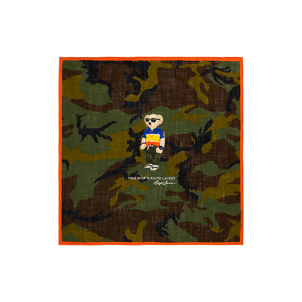 PRL Polo Bear Camo Cotton Bandanna/Šal 449973185001