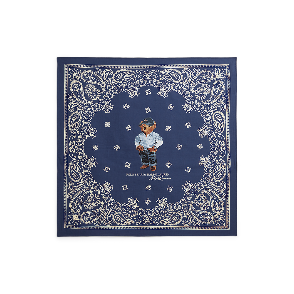 PRL Polo Bear Paisley Cotton Bandanna/Marama 449P11847001