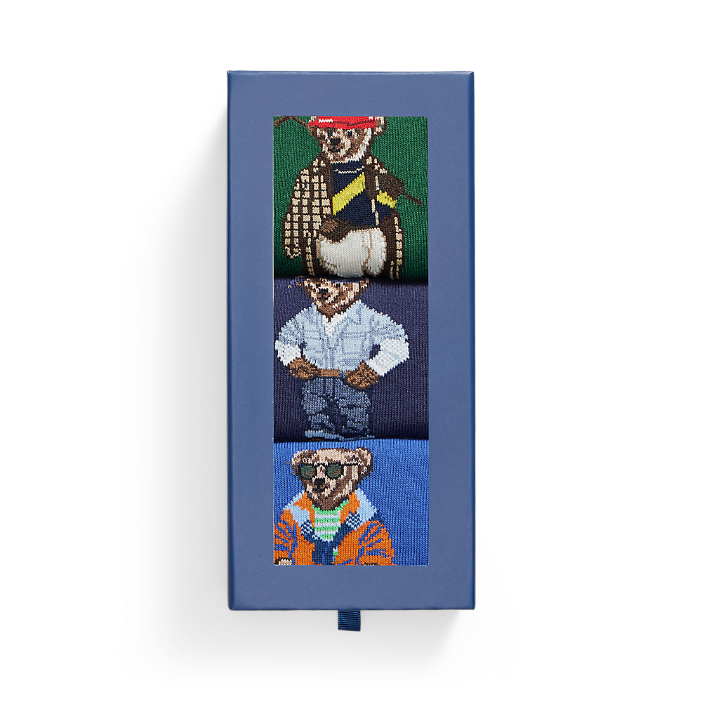 PRL Polo Bear Trouser 3-Sock Gift Set/Čarape 449P14712001